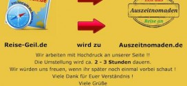 Aus Reise-Geil.de wird Auszeitnomaden ! 7